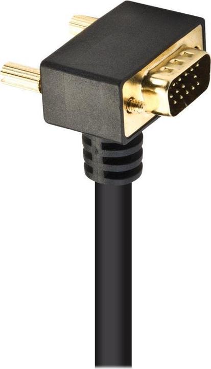 Image du produit Kindermann 7483000102 2m VGA (D-Sub) HDMI noir Adaptateur de câble vidéo (2 m, VGA)