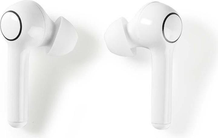Actual product image Nedis Talk/Music 6h, 18h with charging cradle HPBT5055BK, white (6 h, Wireless)