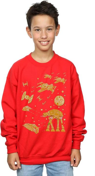 Actual product image Star Wars Boys Gingerbread Battle Sweatshirt (140, 146)