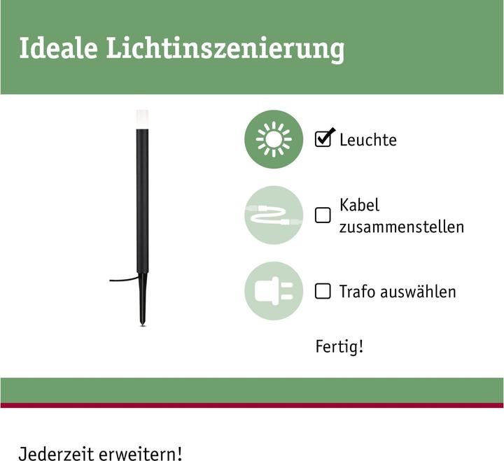 Actual product image Paulmann Outdoor Plug & Shine Flarea (270 lm, IP65)