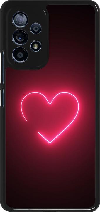 Produktbild PhoneLook Hülle Valentine 2023 single neon heart (Samsung Galaxy A53 5G)