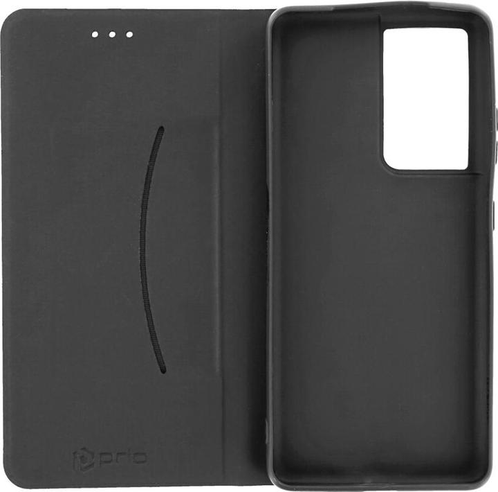 Actual product image prio Book Case Fashion for Samsung S21 Ultra 5G black-red (Samsung Galaxy S21 Ultra 5G)