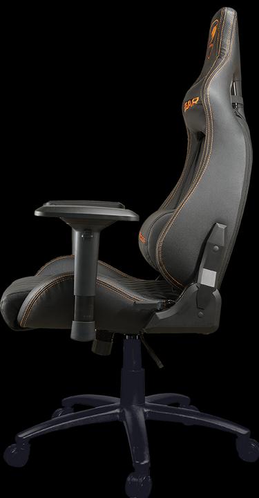 Actual product image Cougar Armor S Black 3MASBNXB.0001 Gaming chair ARMOR S Black/ Adjustable Design/Black/Black