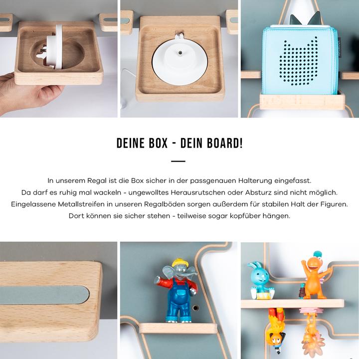Produktbild Boarti Regal Heissluftballon Set Kinder Toniebox