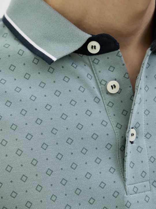 Actual product image Jack & Jones All Over Print Polokragen Poloshirt Poloshirt (XS)