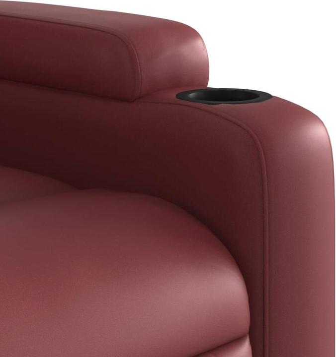 Image du produit VidaXL Fauteuil de massage vin rouge similicuir,Couleur : vin rouge,Matériaux