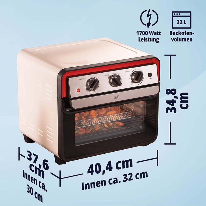 Produktbild KHG Mini-Backofen Retro MBO-22CS
