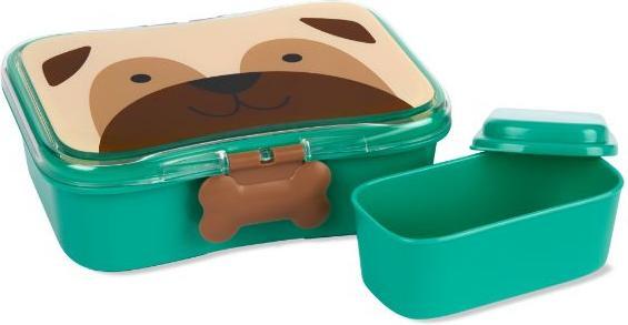 Actual product image Skiphop Zoo lunch box pug