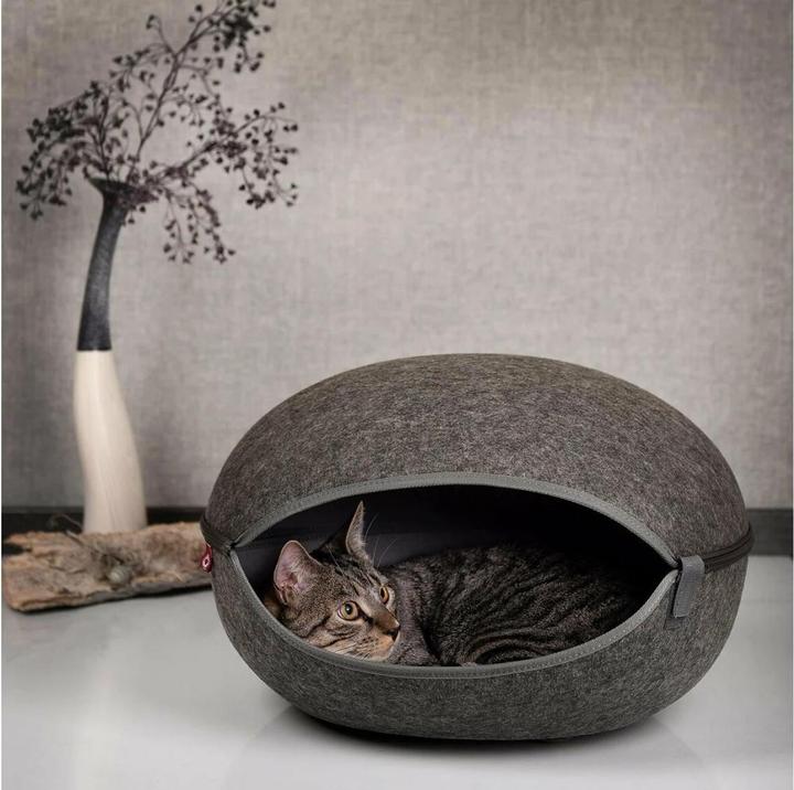 Productafbeelding CanadianCat Knuffelgrot Kattennest, Uni Antraciet (Kat)