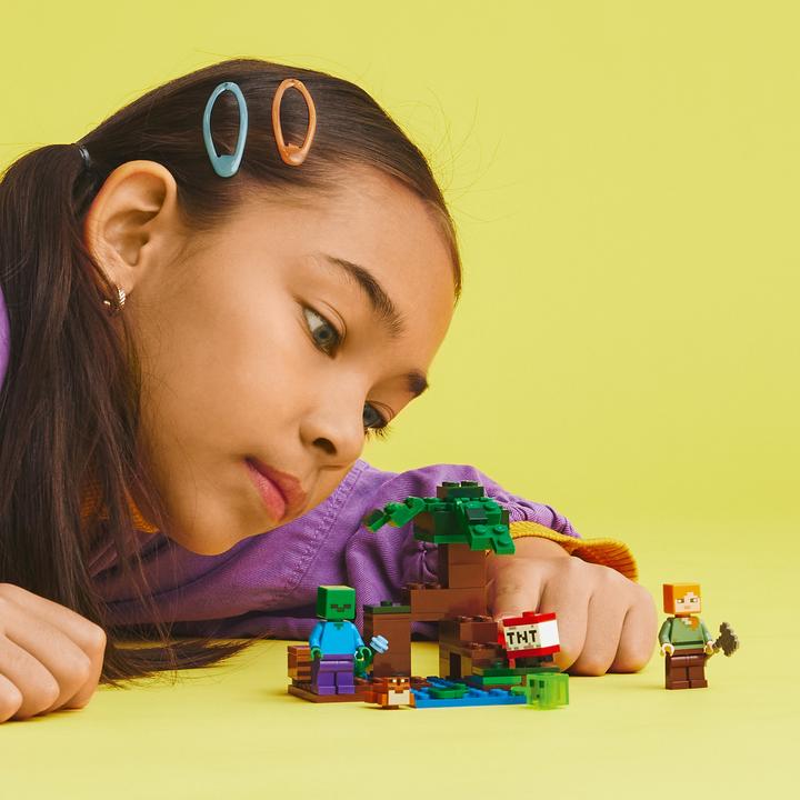 Actual product image LEGO The Swamp Adventure (21240, LEGO Minecraft)