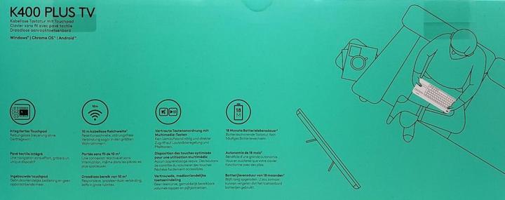 Image du produit Logitech K400 Plus (DE, Sans fil)