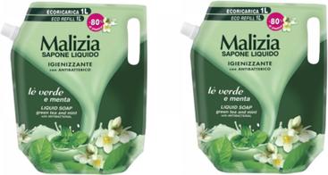 Produktbild Malizia Grüner Tee & Minze Flüssigseife 1000ml (Flüssigseife, 1000 ml)