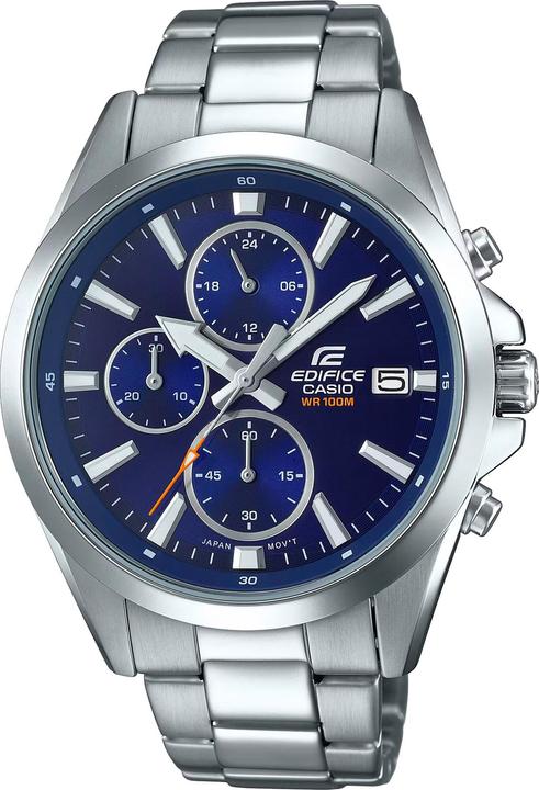 Immagine prodotto Casio Edifice EFV-560D-2AVUEF Orologio - Staal - Zilverkleurig - 42 mm (Cronografo, 44 mm)