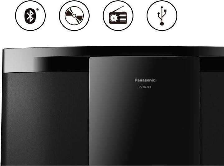 Actual product image Panasonic Micro HIFI System SC HC204 (Bluetooth)