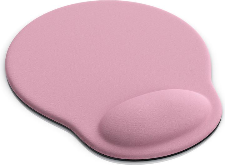 Actual product image CSL Mouse Pad, Ergonomic Foam Office Mouse Pad, Wrist Relief, Pink