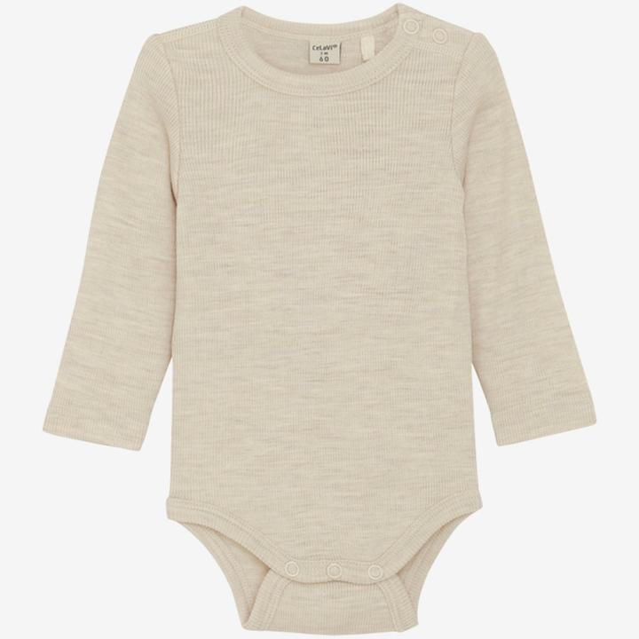 CeLaVi Body langarm aus Merinowolle