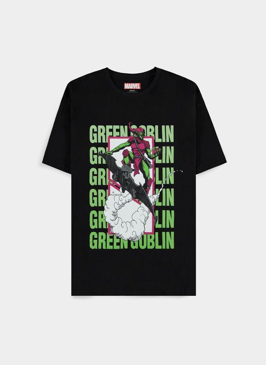 Immagine prodotto Difuzed Spider-Man - Maglietta a maniche corte di Green Goblin da uomo - L (L)
