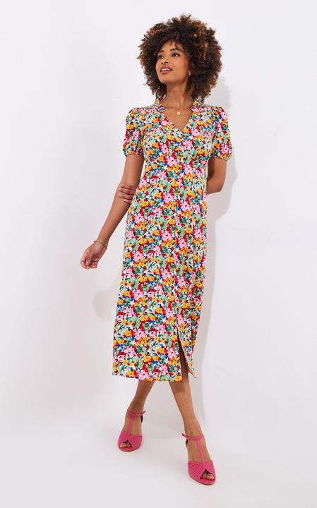 Produktbild Joe Browns Frilly Floral Shirred Midi (40)