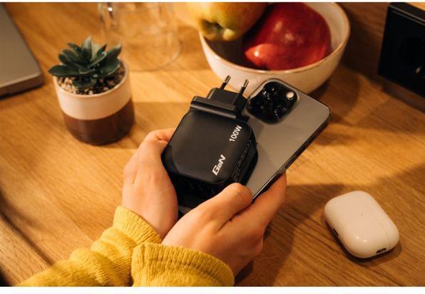 Image du produit Verbatim GaN Charger 100W 4 Devises (100 W)