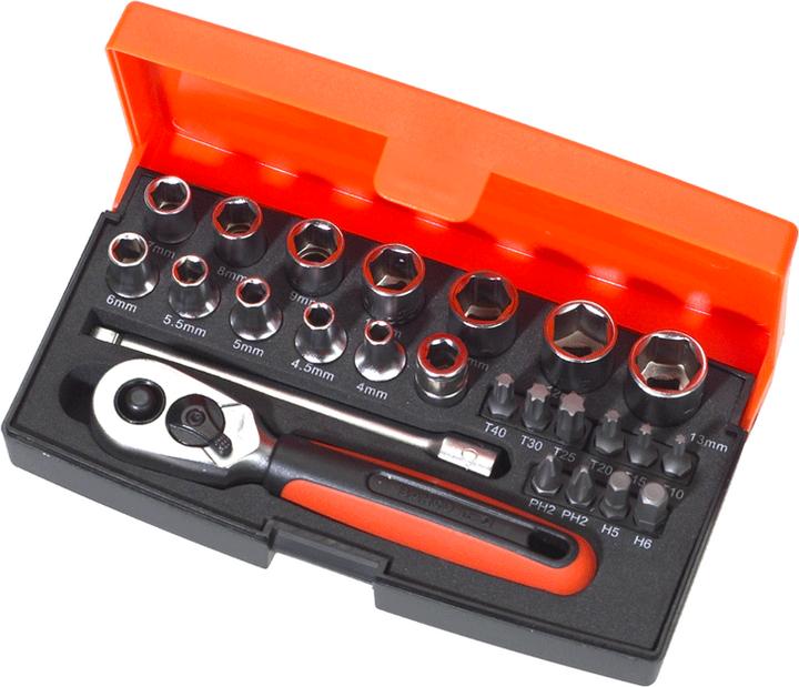 Produktbild Bahco Steckschlüssel-Satz (5 mm, 6 mm, 7 mm, 4 mm, 4.5 mm, 5.5 mm)