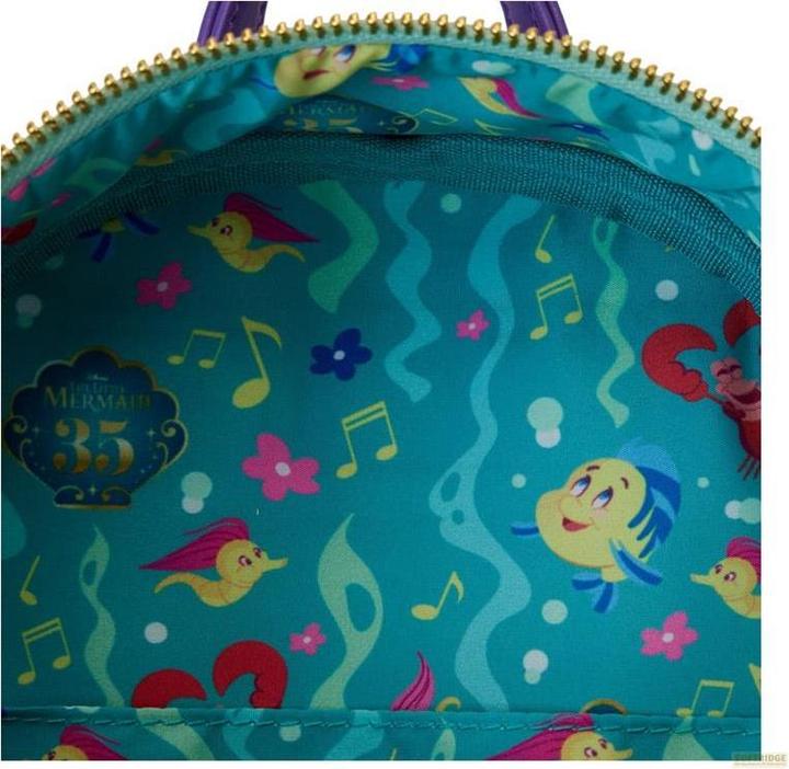 Actual product image Loungefly Disney by mini backpack 35th Anniversary Life is the bubbles