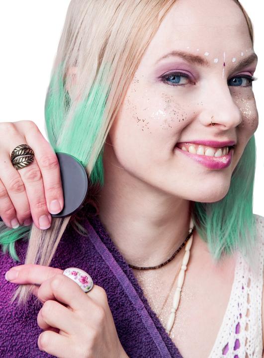 Produktbild Metamorph Haarkreide Haarfarbe Grün für Karneval Halloween