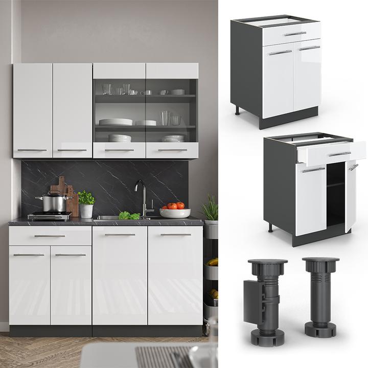 Actual product image Vicco Küchenunterschrank Fame-Line (60 x 82 x 60 cm)