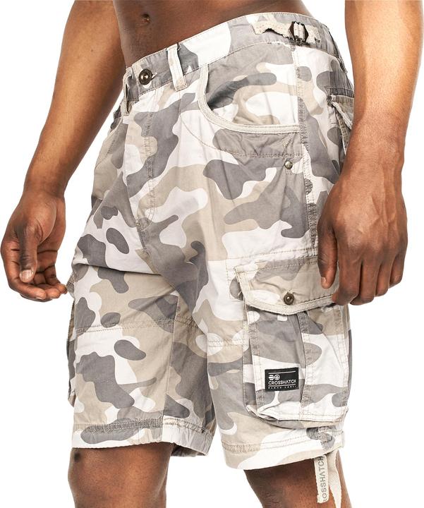 Immagine prodotto Crosshatch Pantaloncini Uomo Jimster Camo Cargo (30)