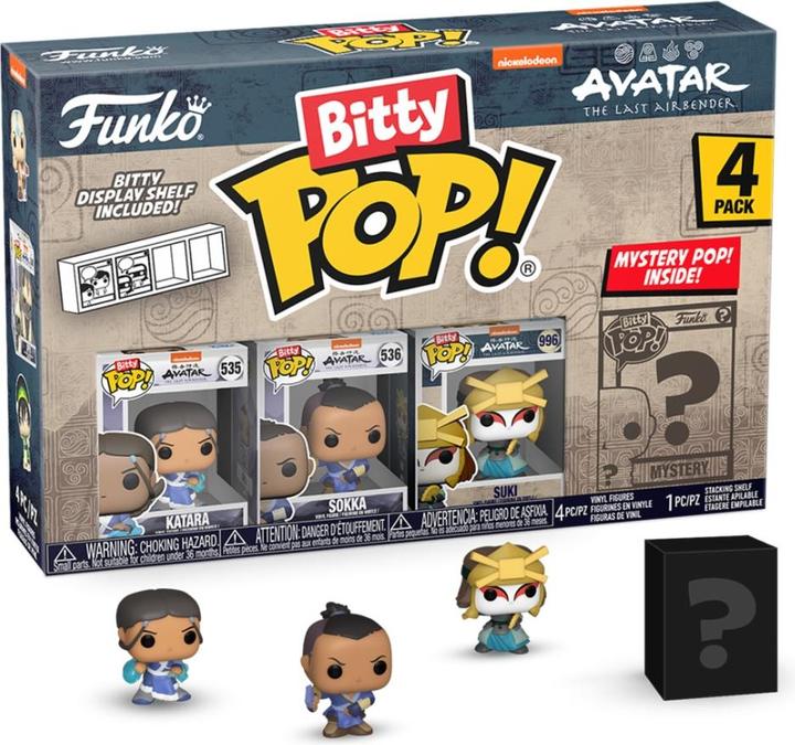 Produktbild Funko Blister 4 figures Bitty POP Avatar The Last Airbender Katara