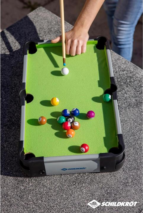 Actual product image Schildkröt Family game mini billiards table