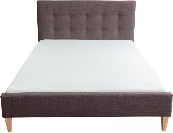 Produktbild Homestyle4u Polsterbett Doppelbett Stoffbett Bettgestell (140 x 200 cm)
