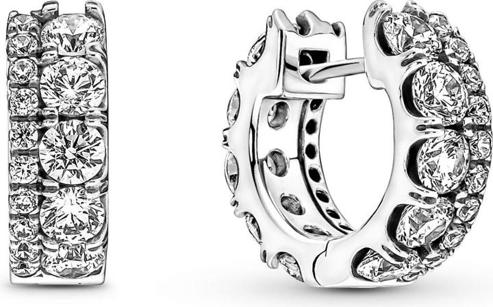 Actual product image Pandora Creoles pavé (Sterling silver 925)