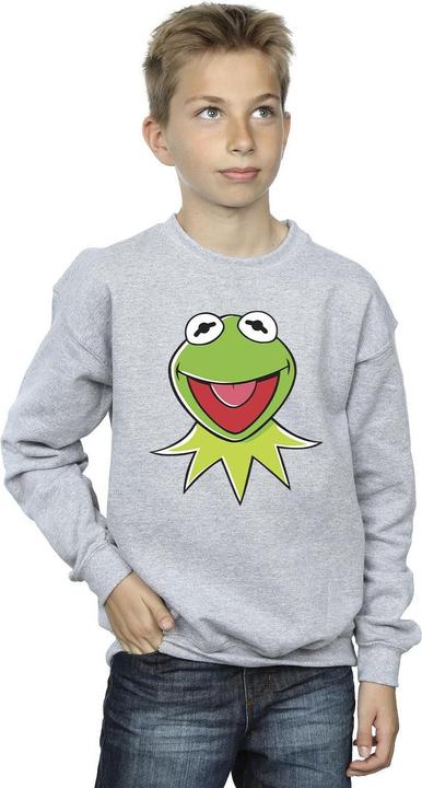 Actual product image Disney Boys Muppets Kermit Head Sweatshirt (128)