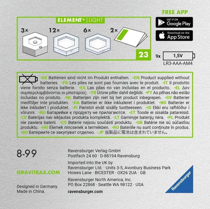 Actual product image Ravensburger GraviTrax Power Element Light
