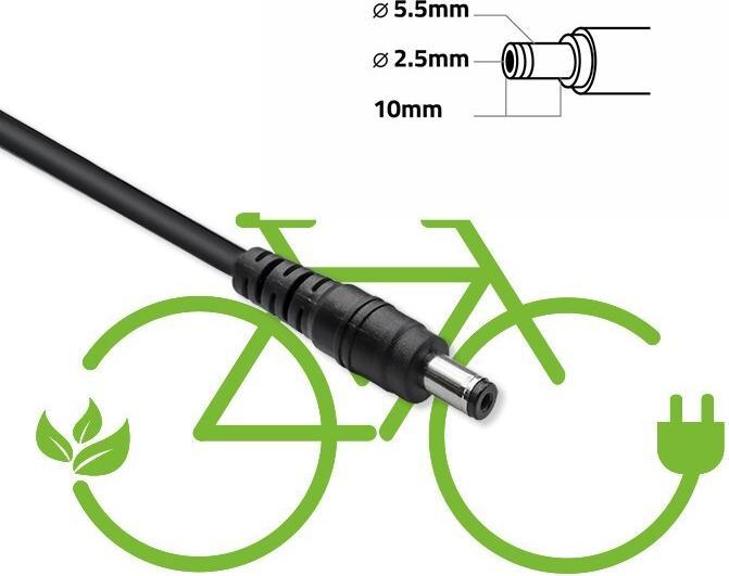 Produktbild Qoltec Ladegerät für E-Bike 36V 42V 2A 5.5x2.5 (E-Bike Akku)