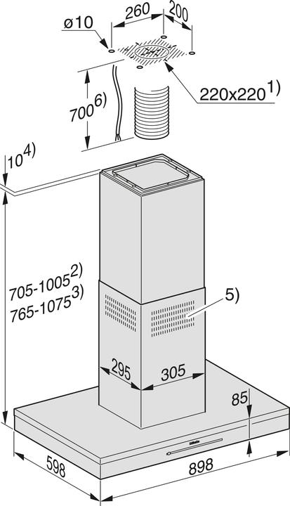 Actual product image Miele DA 6698 D SW Puristic Edition (Wall hood)