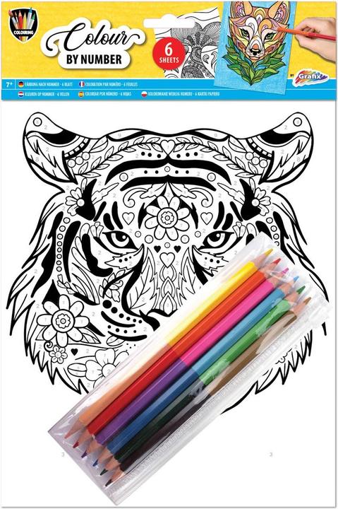 Image du produit Grafix Peinture par numéros A4 - Licorne