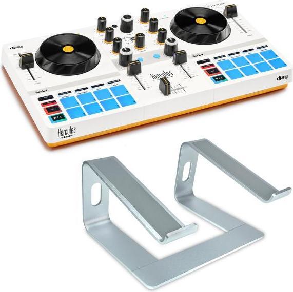 Produktbild Hercules DJControl Mix Ultra mobiler DJ-Controller mit Laptopständer