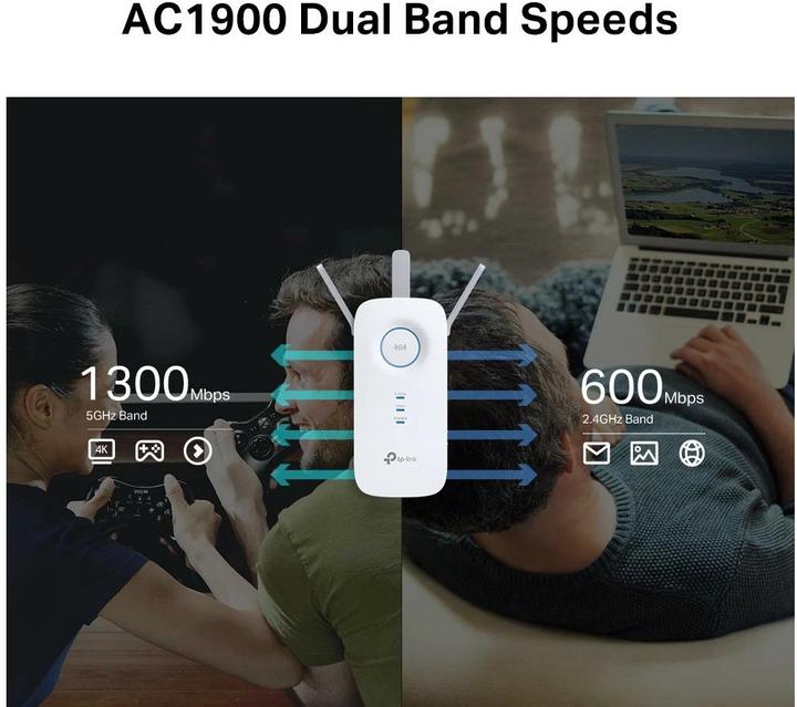 Actual product image TP-Link RE550 (1300 Mbit/s, 600 Mbit/s)