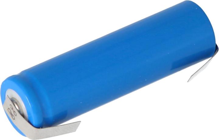 Immagine prodotto AccuCell Batteria ricaricabile IFR 14500 AA con testa non protetta, con tag di saldatura a U (1 pz., 600 mAh, Accumulatore di carica elettrica)