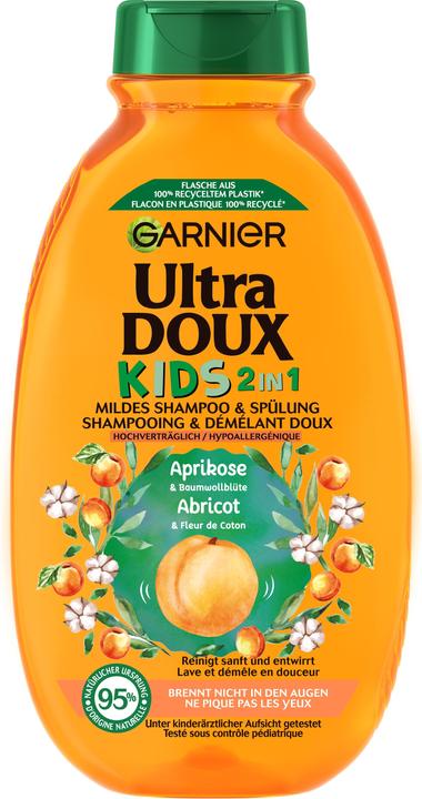 Garnier Ultra Doux Apricot/Coton Flower (300 ml, Flüssiges Shampoo)