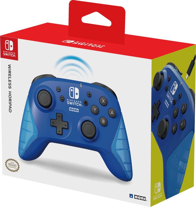 Actual product image HORI Wireless Horipad - Blue (Switch)