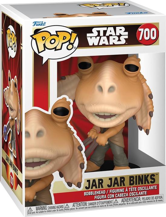 Produktbild Funko Star Wars: Episode I - Die dunkle Bedrohung Anniversary POP! Vinyl Figur Jar Jar Binks w/ Booma Ball