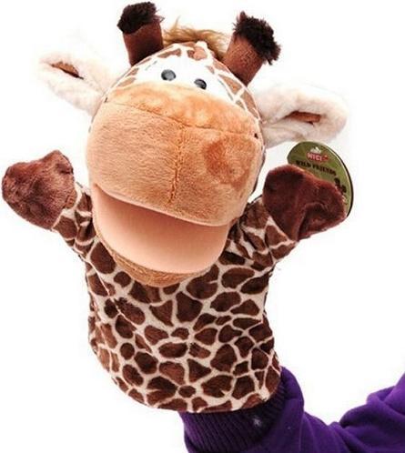 Actual product image NICI Anemi Glove Doll 'Giraffe' 10063 from 3+ Years