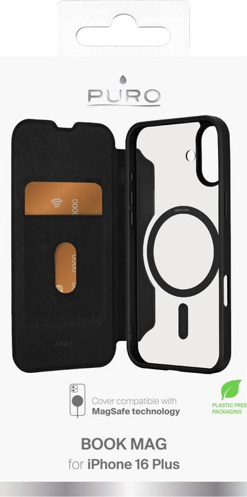 Actual product image Puro Bookcase (Apple iPhone 16 Plus)