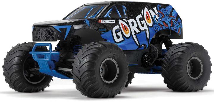 Productafbeelding Arrma Monstertruck Gorgon MEGA 550 RWD Blauw, ARTR, 1:10 (RTR Gereed voor gebruik)
