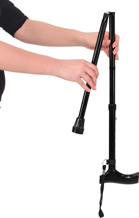 Produktbild Vitility Faltstock 4fach schwarz