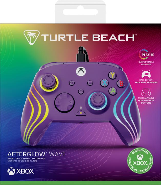 Actual product image Turtle Beach Afterglow Wave Wired Controller · XB · Purple (Xbox Series X, Windows, Xbox One S)