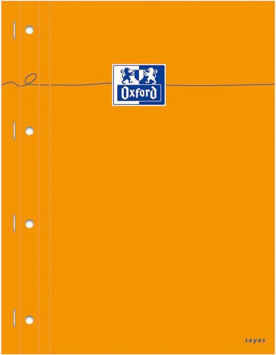 Actual product image Oxford Notepad, 230 x 297, seyŠs, 80 sheets, orange (A4, No binding)