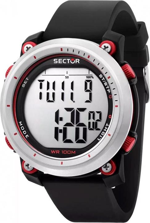 Immagine prodotto Sector R3251546002 EX-38 Orologio digitale da uomo 45mm 10ATM (Orologio digitale, 45 mm)